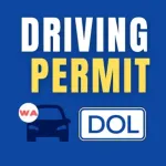 Washington WA DOL Permit Test Icon