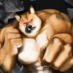 Backrooms Buff Doge Horror Icon
