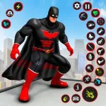 Bat Hero Dark Crime City Game Icon