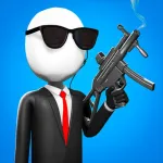 Stickman Agent action game sim Icon