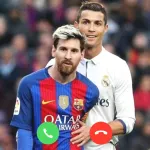 Ronaldo Messi Fake Video Call Icon
