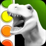 Dinosaurs 3D Coloring Book Icon