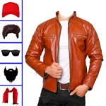 Leather jacket photo editor Icon
