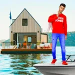 Floating House Photo Editor Icon