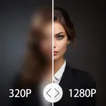 Upscale 4x AI:Photo Enlarger Icon