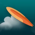 Surfing on a Cloud: Meditation Icon
