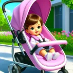 Create Your Baby Stroller Icon