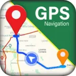 GPS Navigation & Map Direction Icon