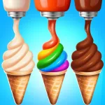 Icecream Cone Cupcake Baking Icon