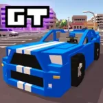 Blocky Car Racer - racing game Icon