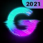 Glitch Photo Editor & Glitch V Icon