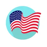 American Flag Stickers Icon