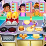 Fast Food Cooking & Serving Icon