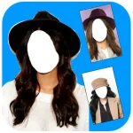 Women Fashion Hats Photo Suit Icon
