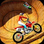 Well of Death Bike Stunt Drive Icon