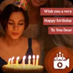 Birthday Video Maker with Song Icon