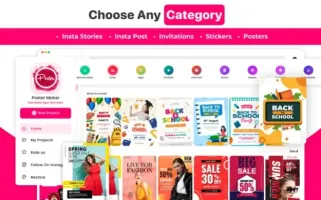 Poster Maker - AI Flyer Design Icon