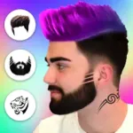 Men HairStyle, Suits, Mustache Icon