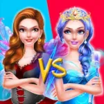 Fairy Dress Up VS Witch Makeup Icon