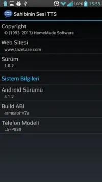 Sahibinin Sesi TTS 1.0.2 Screenshot