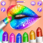 Lip Art: Lipstick Makeup Game Icon