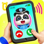 Little Panda Policeman Icon