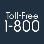 Toll-free 1-800 virtual number Icon