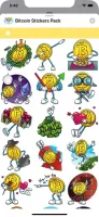 Bitcoin Stickers Pack Icon