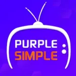 Purple Simple - IPTV Player Icon
