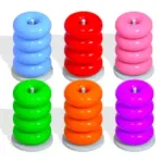 Color Hoop : Ring Sort ASMR 3D Icon