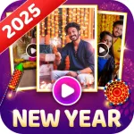 New Year Video Maker 2025 Icon