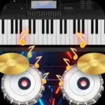 Piano, Drum, Tabla Instruments Icon