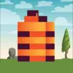 Blocky Build Icon