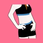 Female Fitness Belly Legs Butt Icon