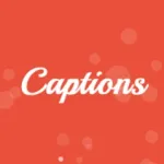 Captions for Photos Icon