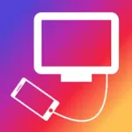 Mobile Connect to TV USB HDMI Icon