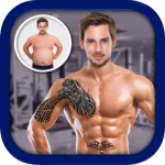 Men Body Styles SixPack tattoo Icon