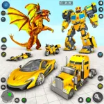 Bee Robot Car Transform Games Icon
