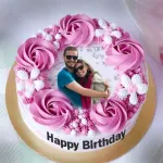 Name Photo On Birthday Cake Icon