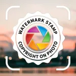 Watermark Stamp: Text on Photo Icon