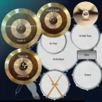 Realistic Drums and Percussion Icon