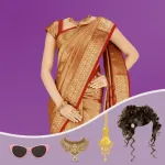 Women Saree Photo Editor Icon