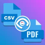 Csv to Pdf Converter Icon