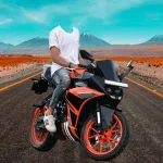 Man Bike Rider Photo Editor Icon