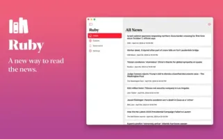 Ruby – Curated News Reader Icon