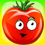 Funny Veggies! Educational games for children Icon