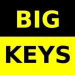 Big Keys Low Vision Keyboard Icon