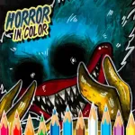Coloring Book for Horror Night Icon
