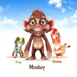 3D Animal Sounds Icon