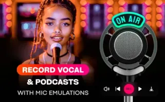 Microphone Live-Voice Recorder Icon